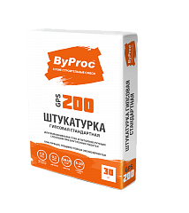 Штукатурка гипсовая стандартная ByProc GPS-200